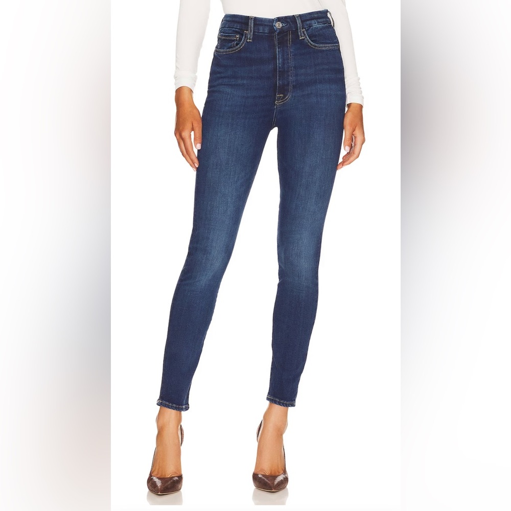 7 for All Mankind Super High Waisted Skinny Jeans